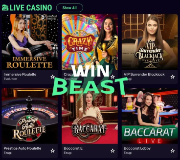 WinBeast Casino Review: Exploring No Deposit Bonuses in the UK Market